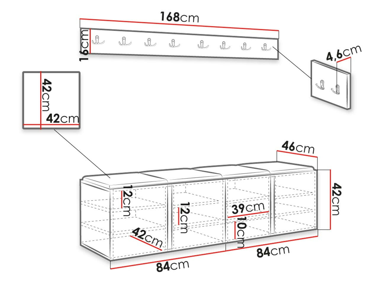 Entrésæt Hartford 276
