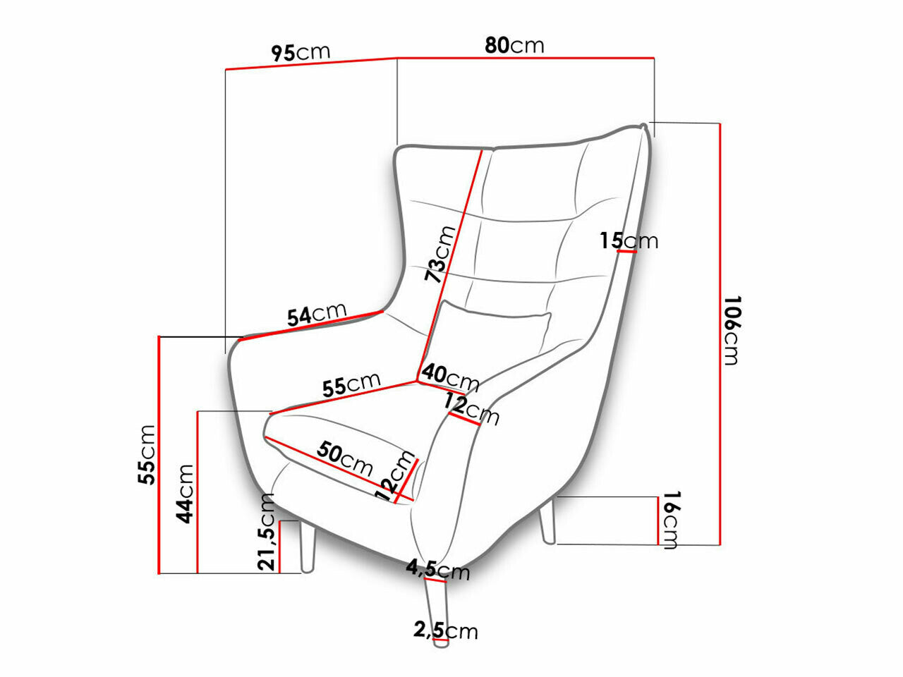 Lænestol Comfivo 204