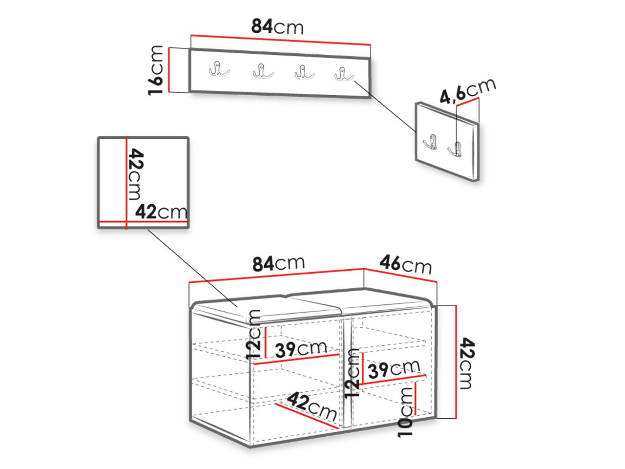 Entrésæt Hartford 275
