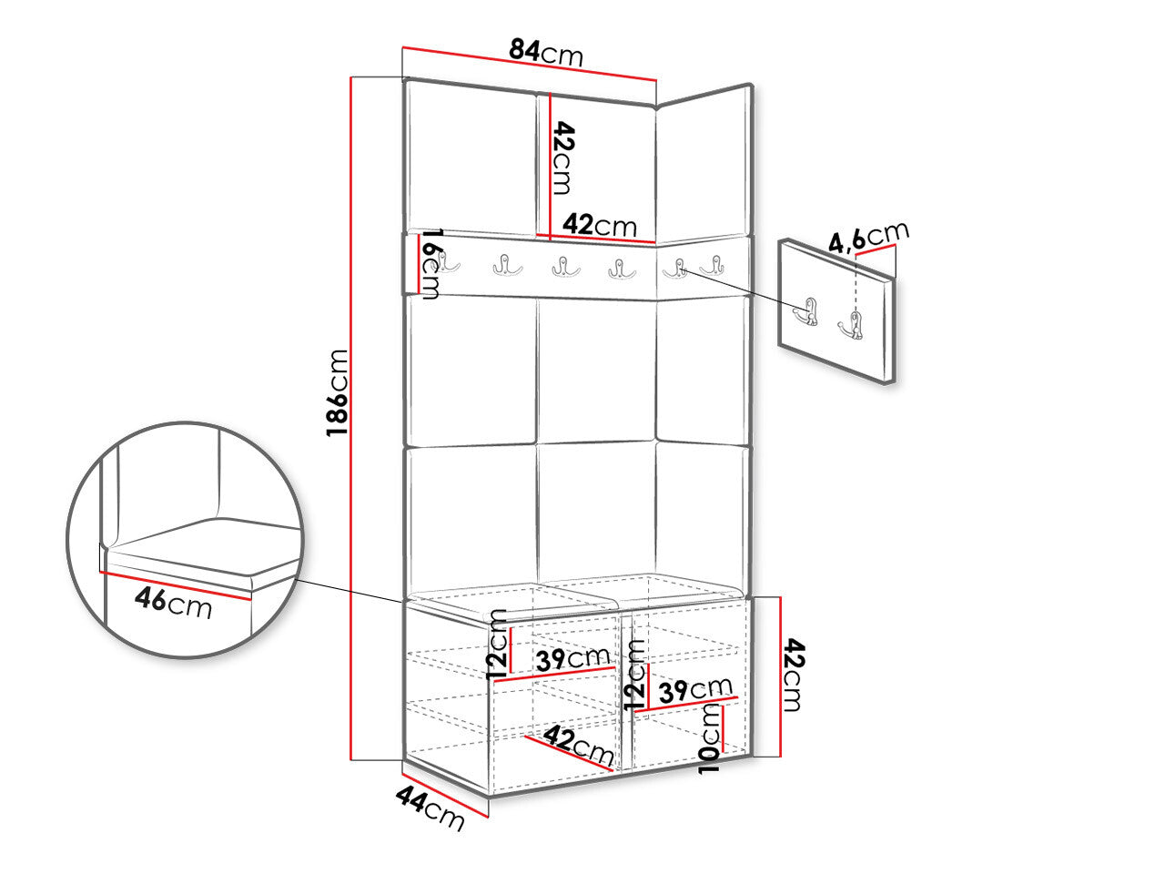 Entrésæt Hartford 264