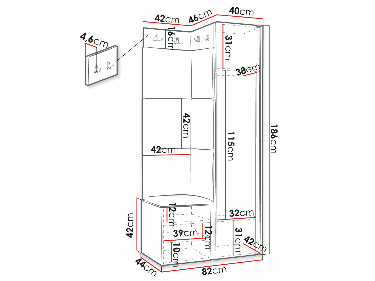 Entrésæt Hartford 381