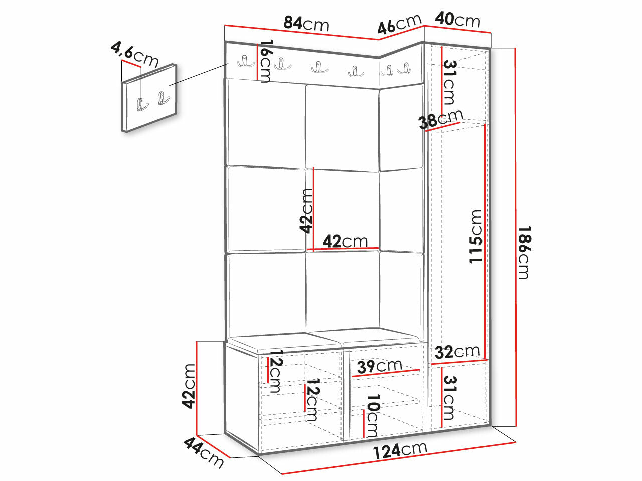 Entrésæt Hartford 377