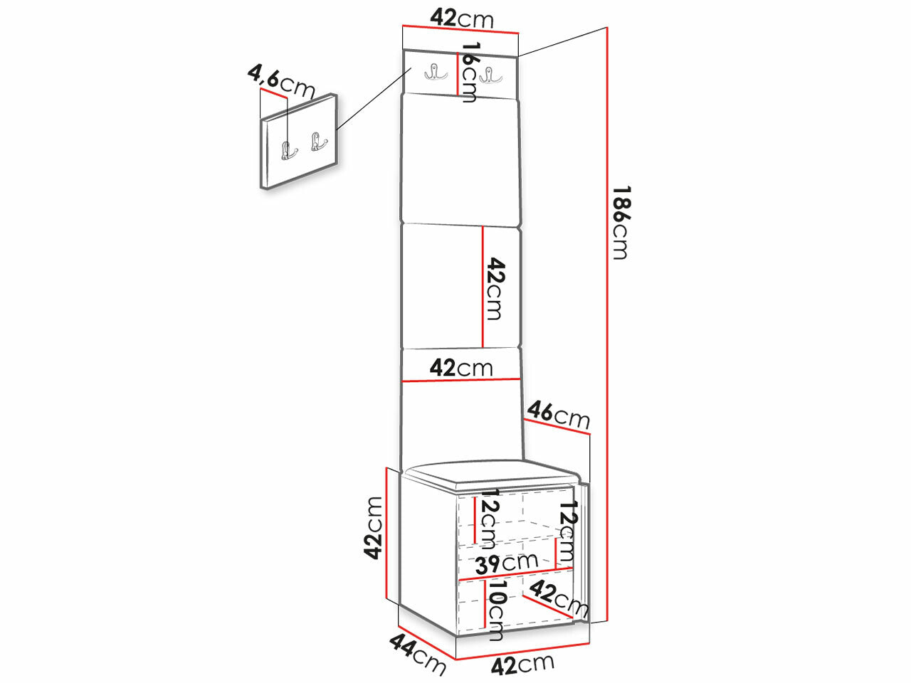 Entrésæt Hartford 378