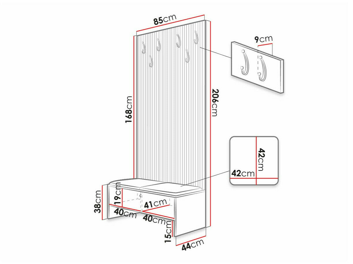Entrésæt Hartford 321