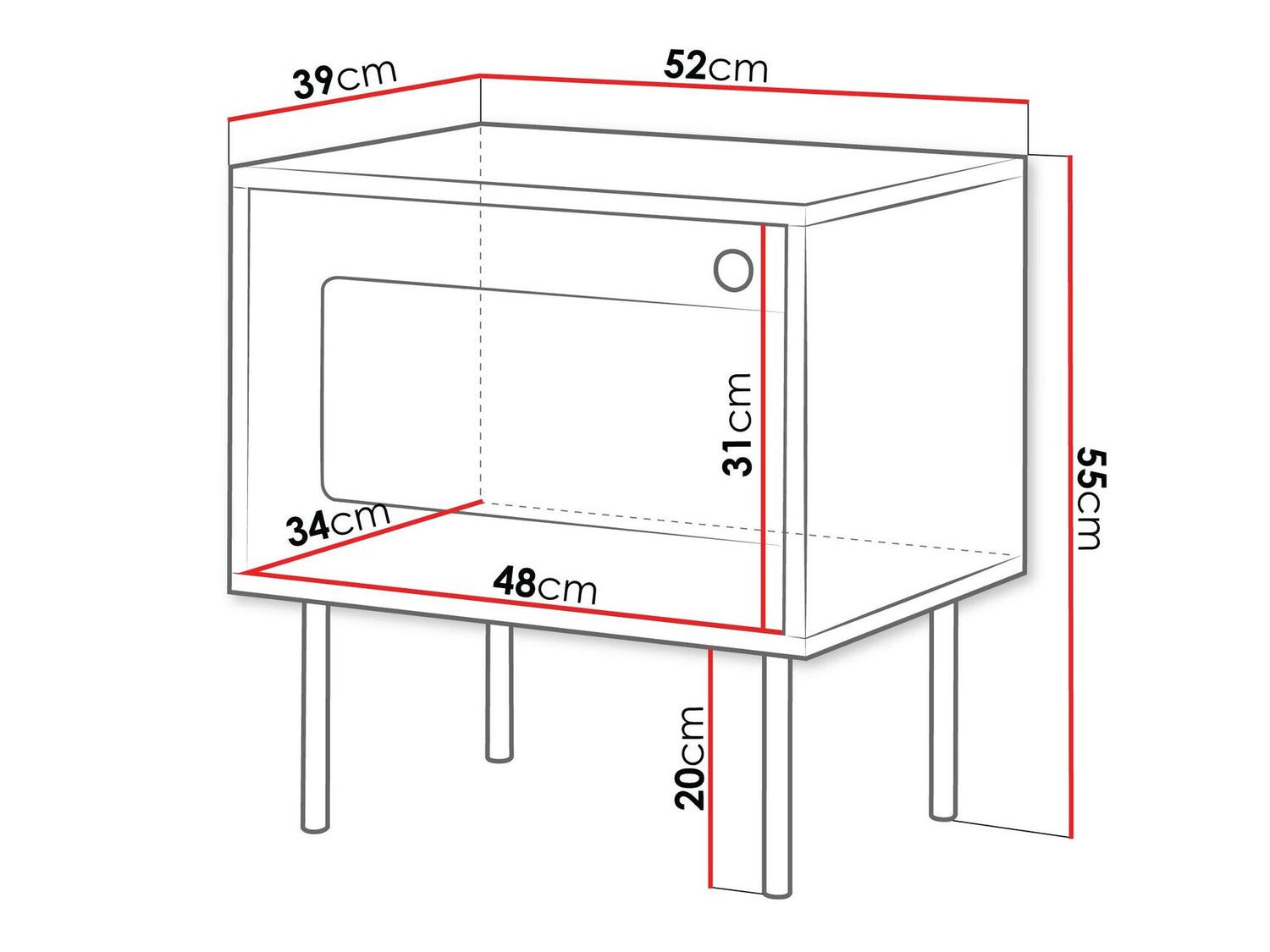 Set of bedside tables Charlotte AB106