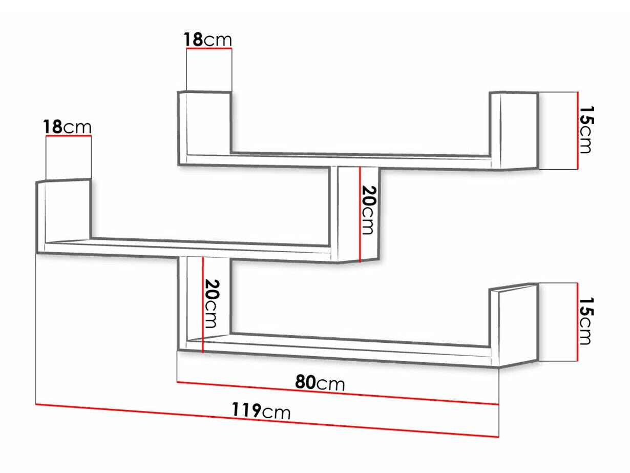 Wall shelf Sarasota 104