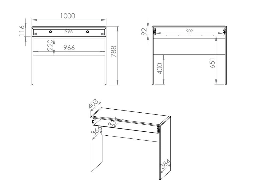 Konsolbord Romlevo 104
