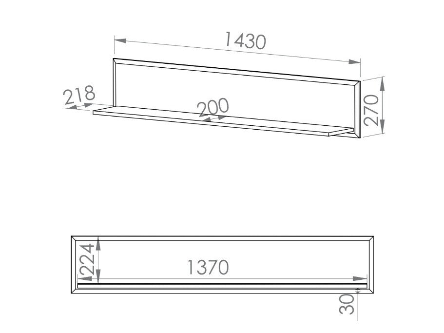 Vægreol Romlevo 105