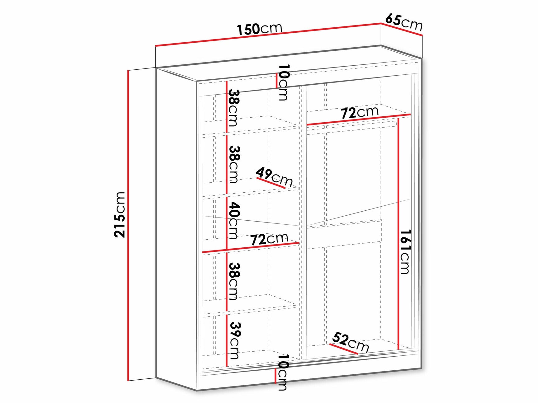 Wardrobe Toledo L101