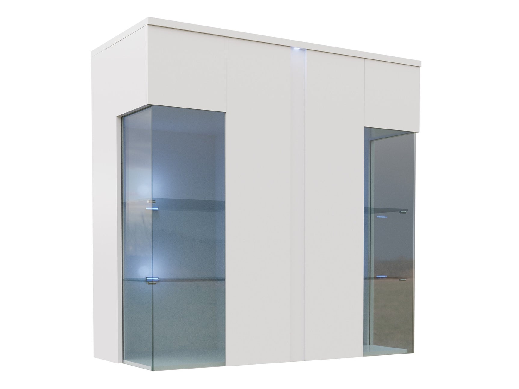 Wall mounted display cabinet Nashville B104