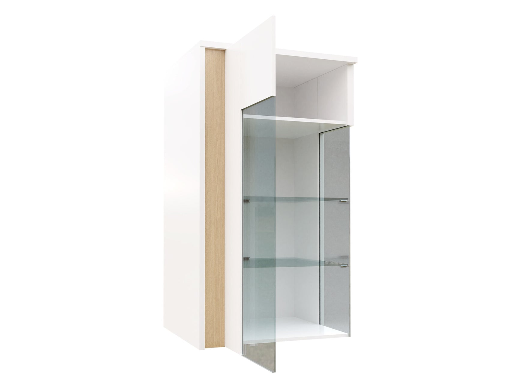 Wall mounted display cabinet Nashville B105
