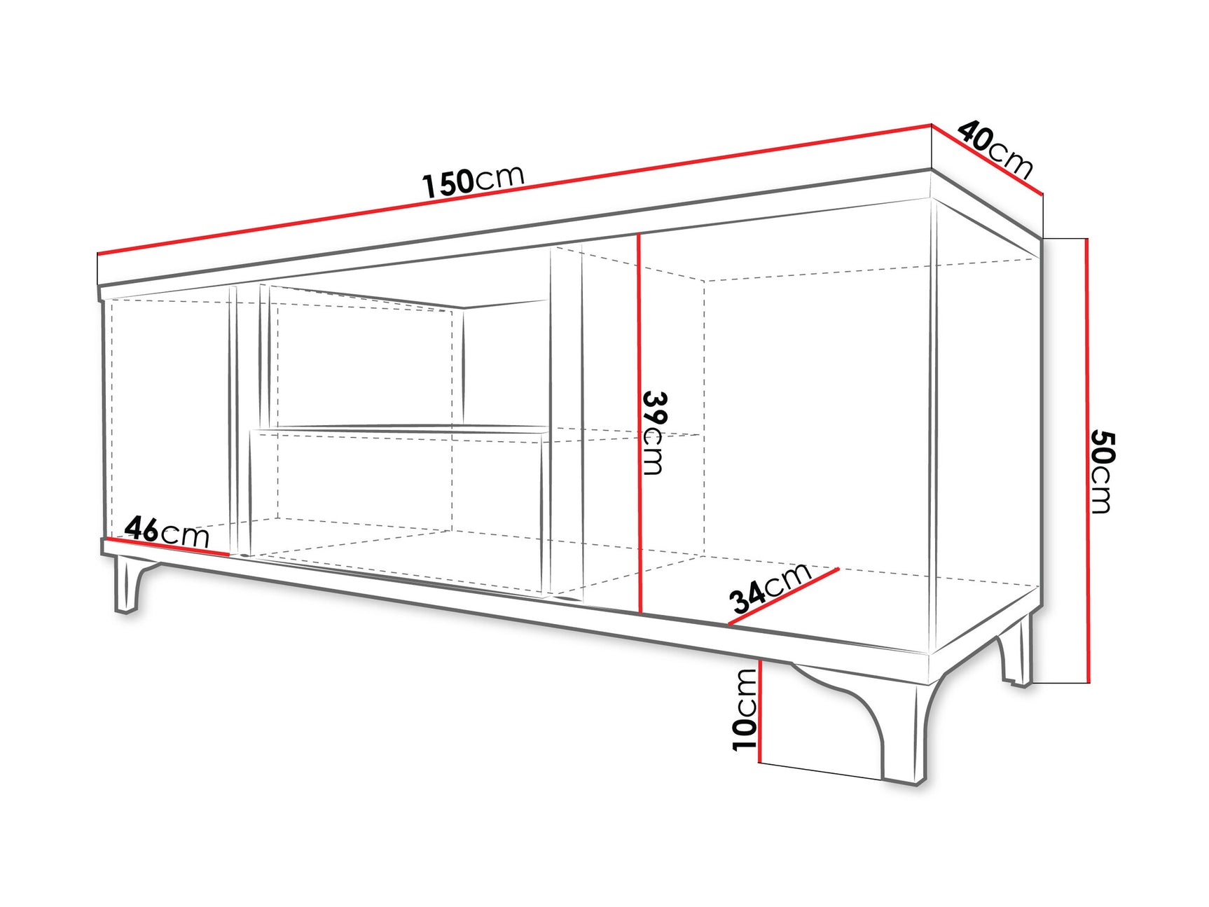 TV stand Nashville B113