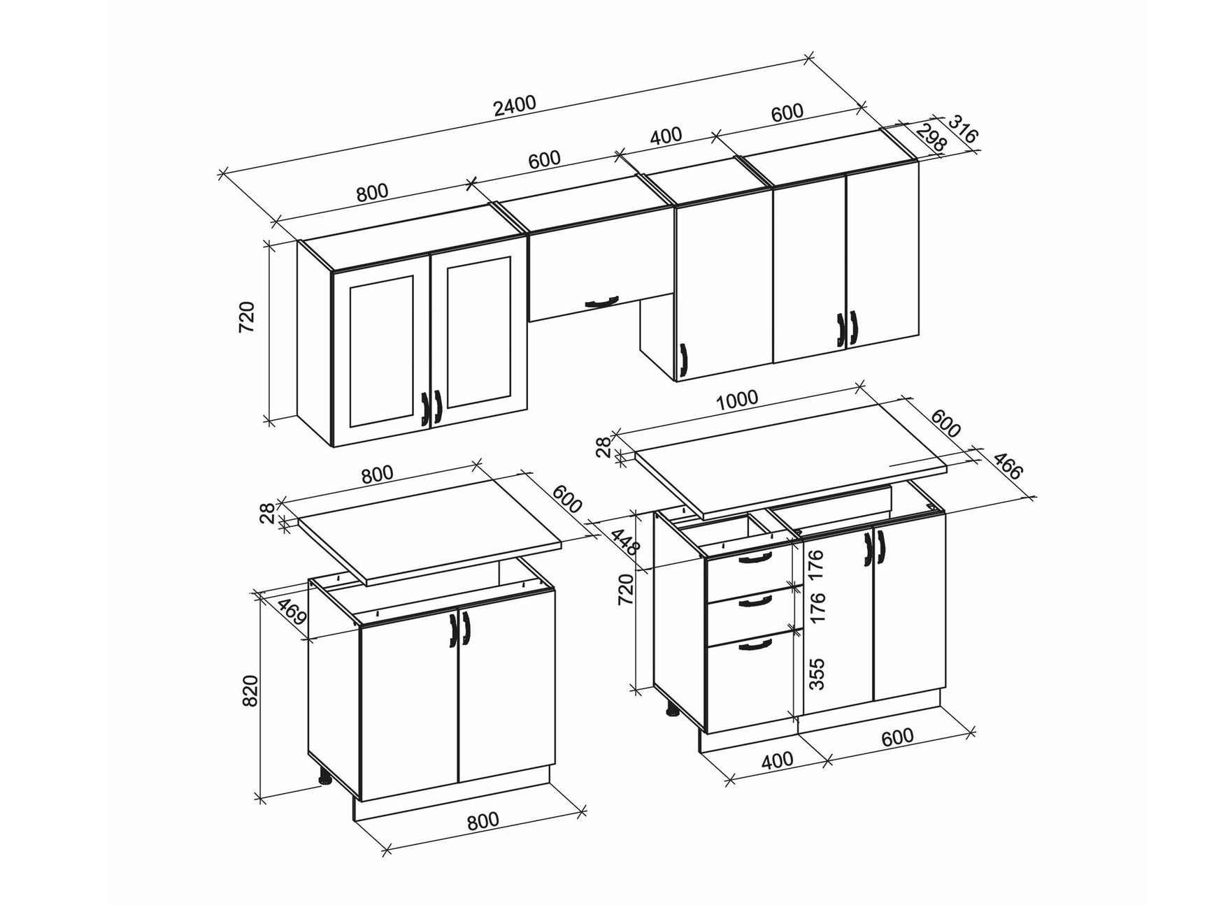 Køkkensæt Houston 1877