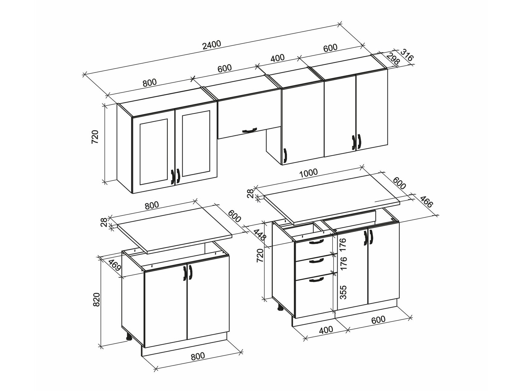 Køkkensæt Houston 1877