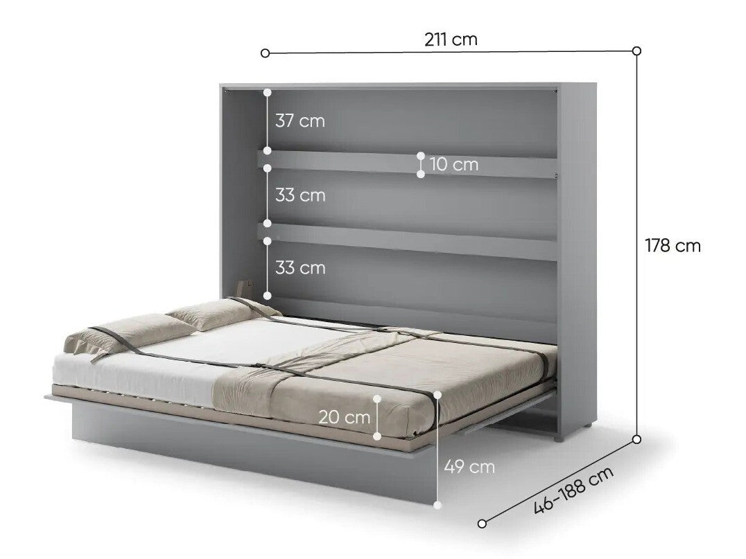 Væg seng Concept Pro Lenart Levfere 115