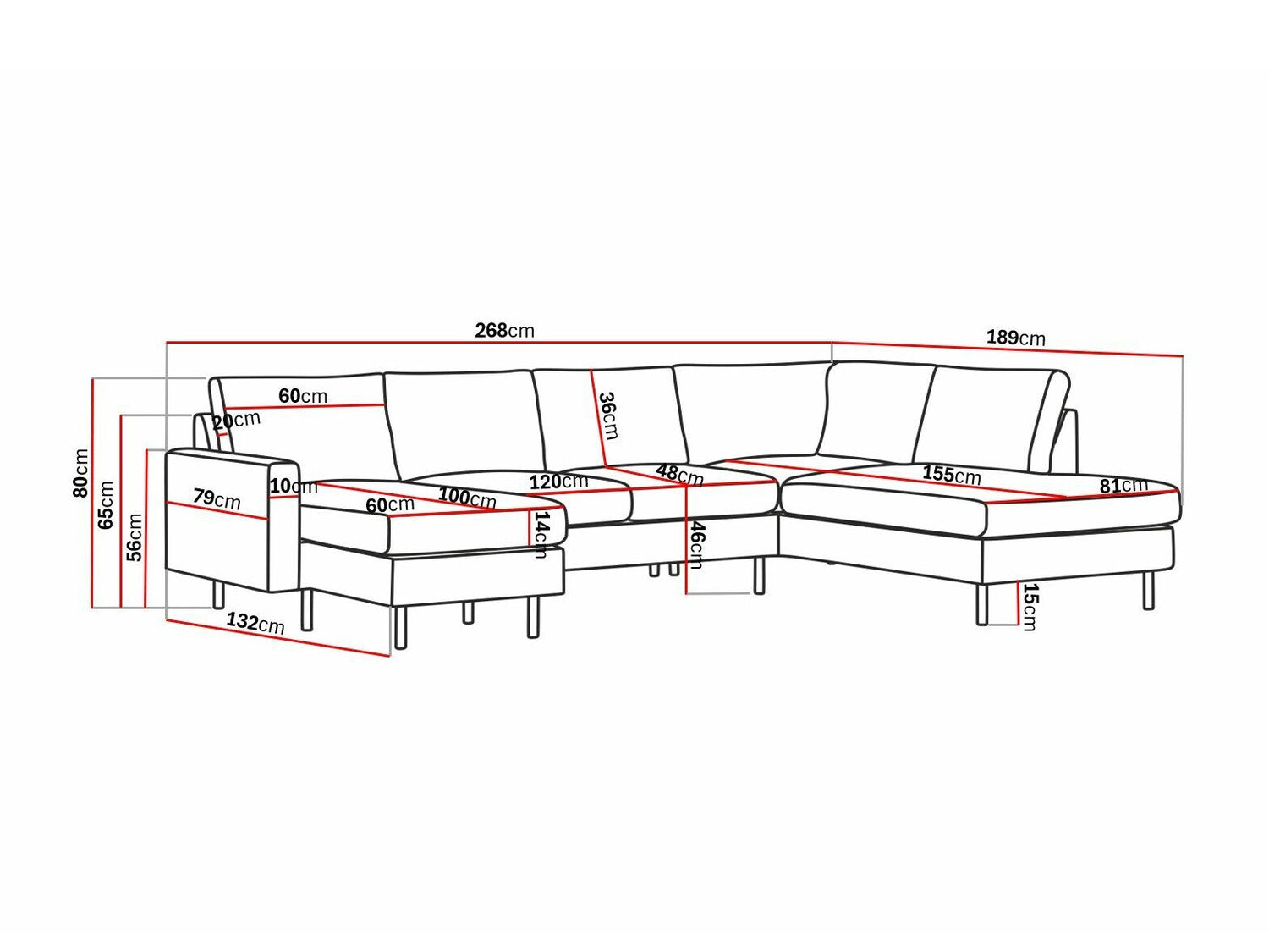 Hjørnesofa Tenfloa 104