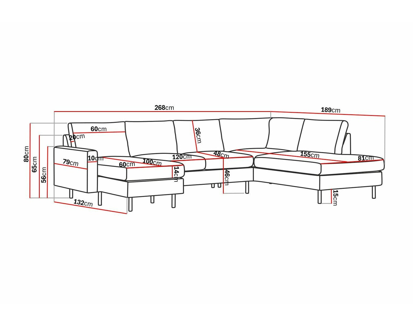 Hjørnesofa Tenfloa 104