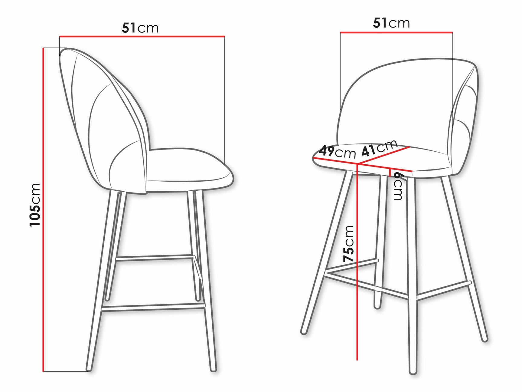 Bar stool Sparks 204