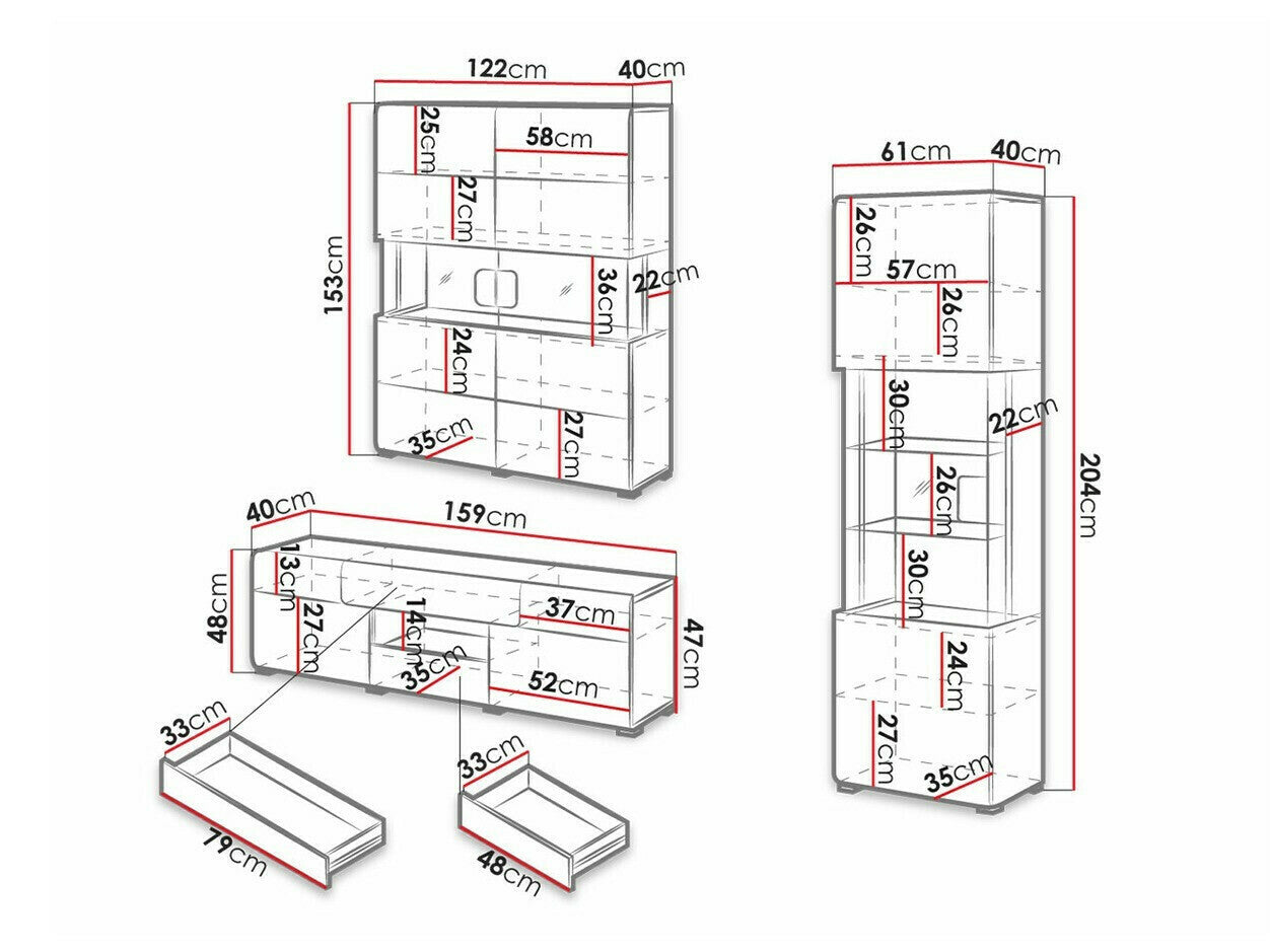 Stuemøbler-sæt Torsone 104