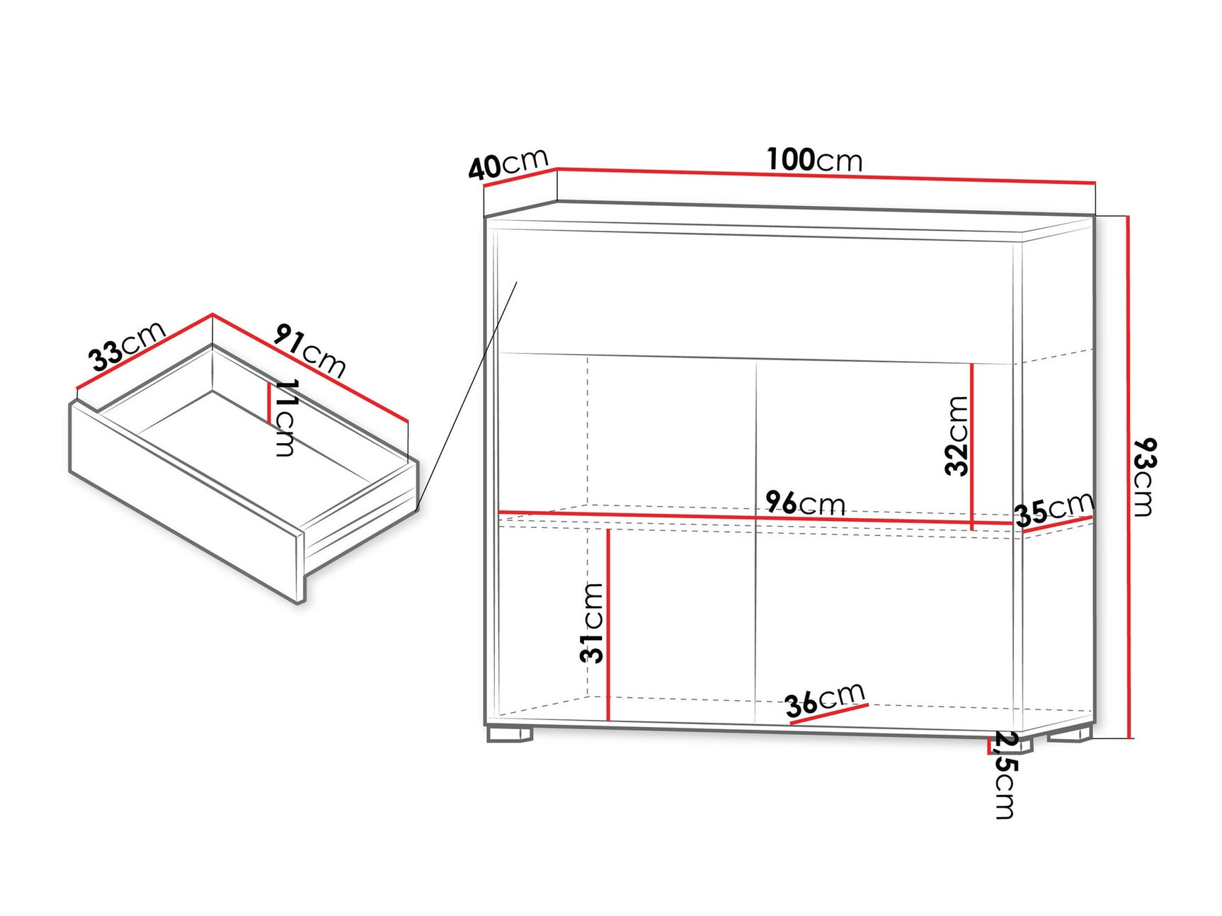 Kommode Comfivo A123