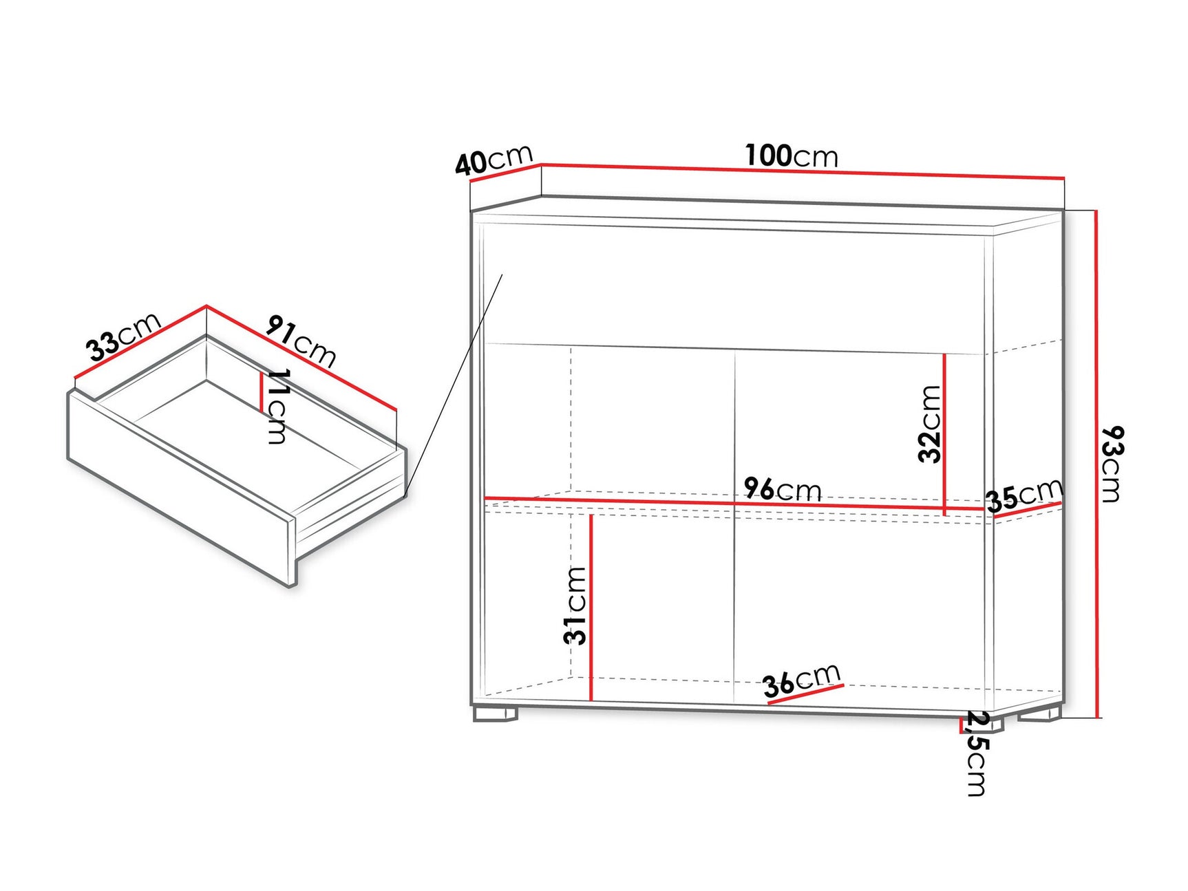 Kommode Comfivo A123
