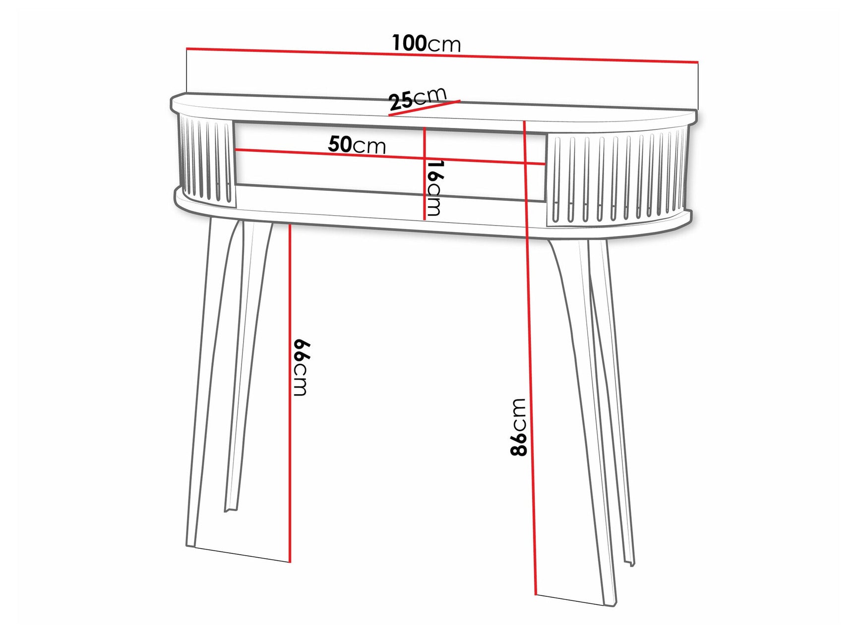 Konsolbord Oswego A109