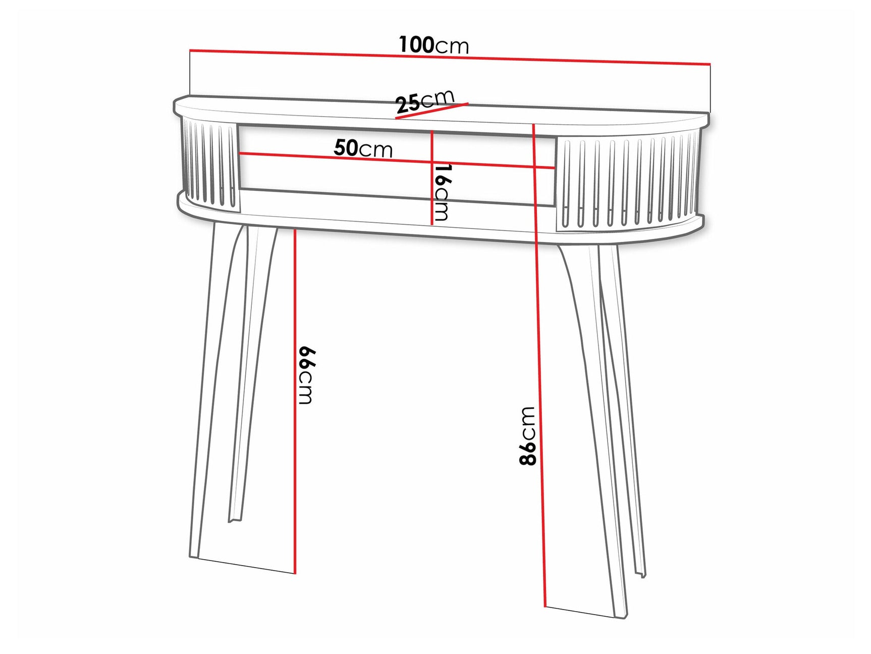 Konsolbord Oswego A109