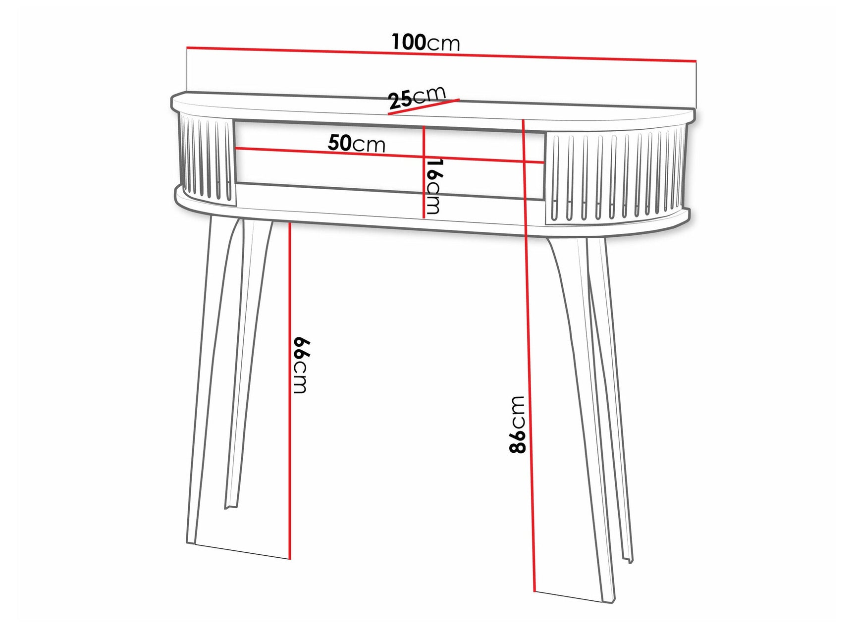 Konsolbord Oswego A109