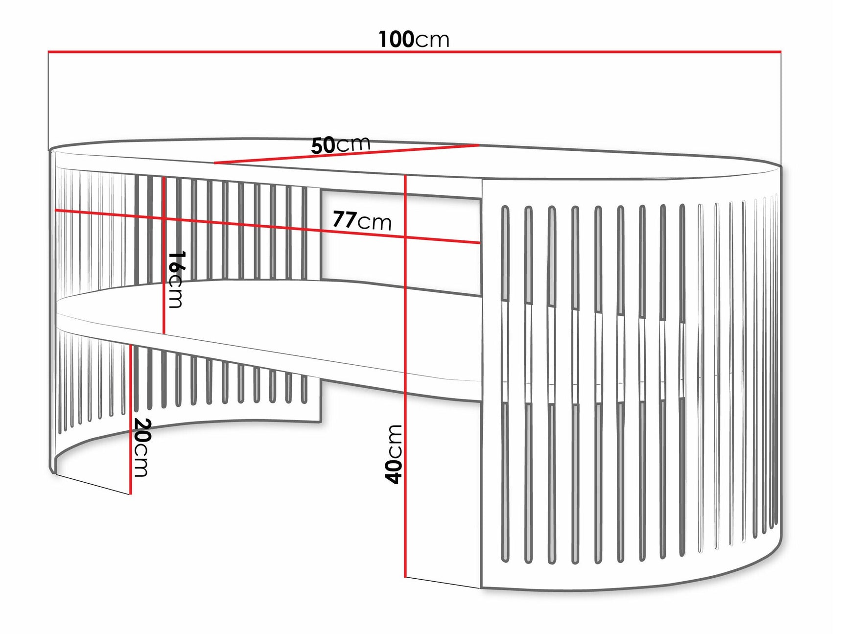 Sofabord Oswego A115