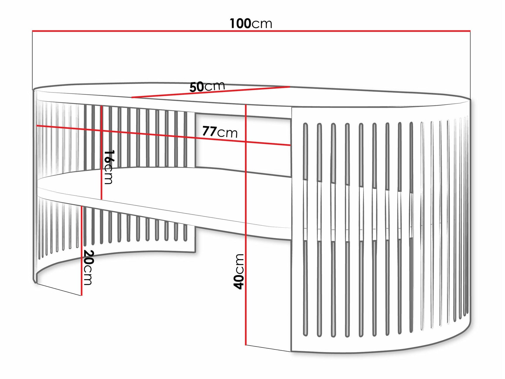 Sofabord Oswego A115