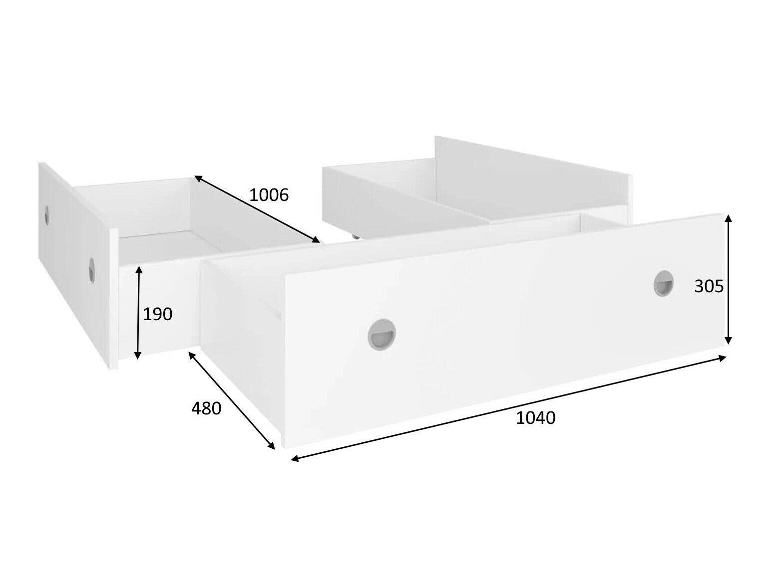 Sengekasse Novsore 129 (3 stk.)