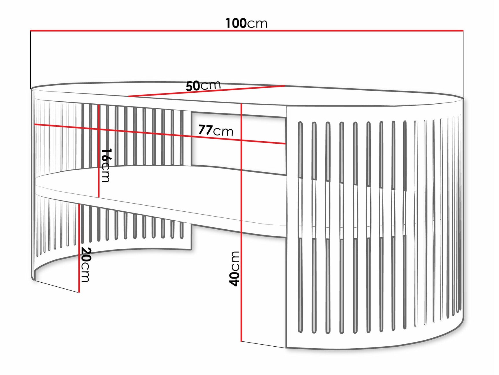 Sofabord Oswego A117