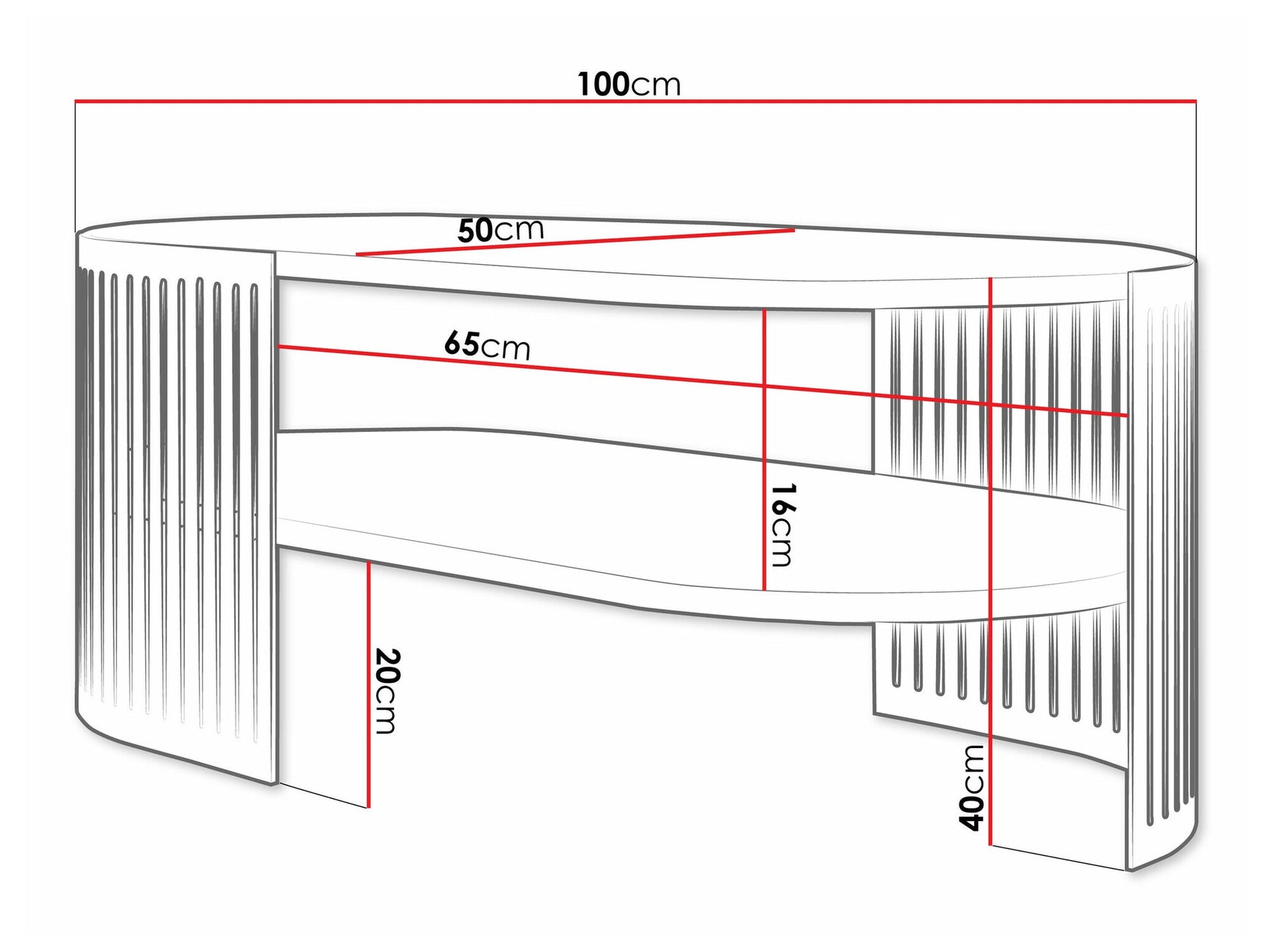 Sofabord Oswego A120
