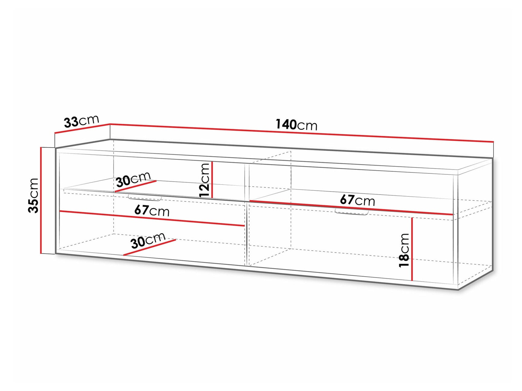 TV-bord Hamilton 102
