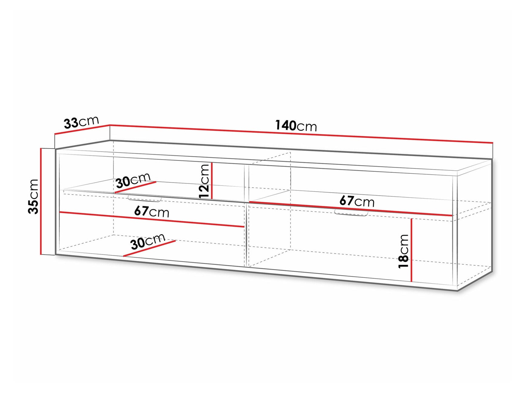 TV-bord Hamilton 102