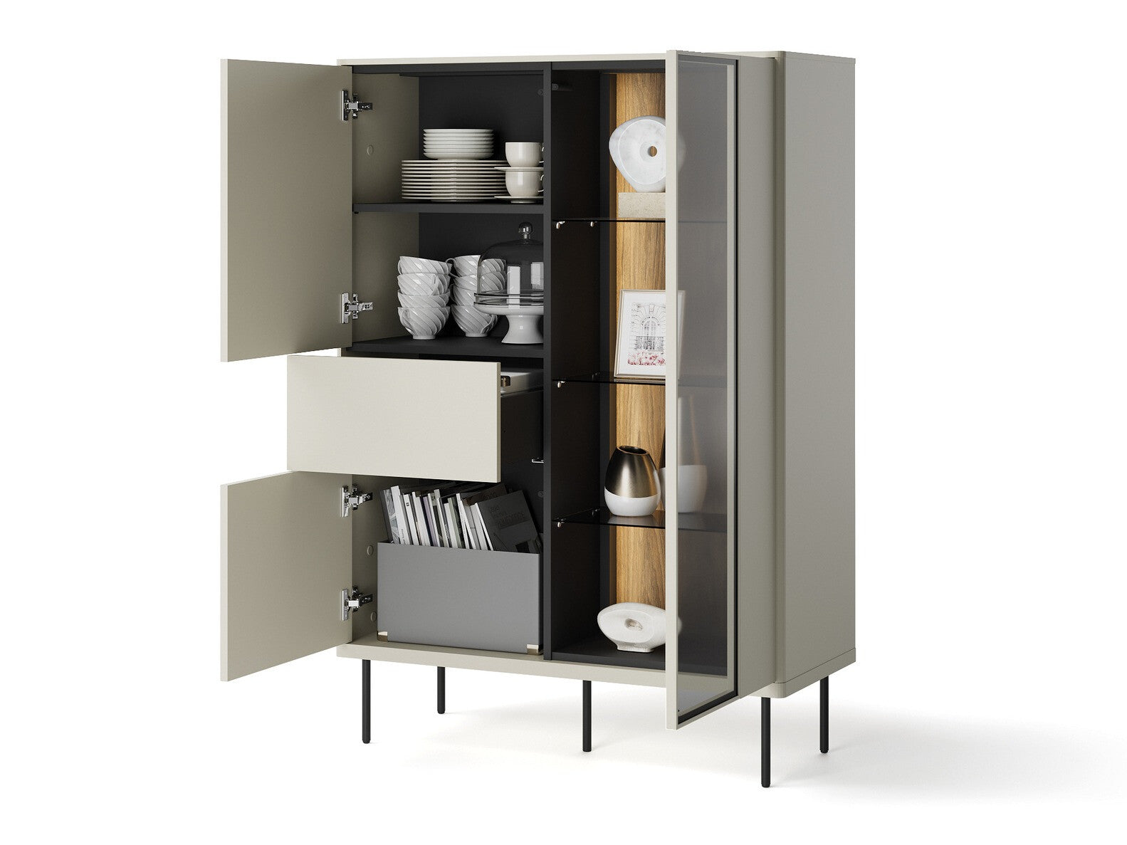 Vitrineskab Fresno BC101