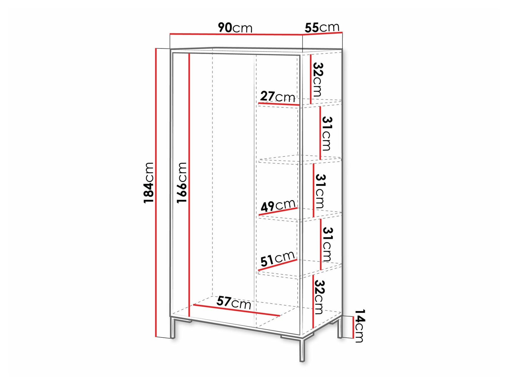 Wardrobe Charlotte AE107