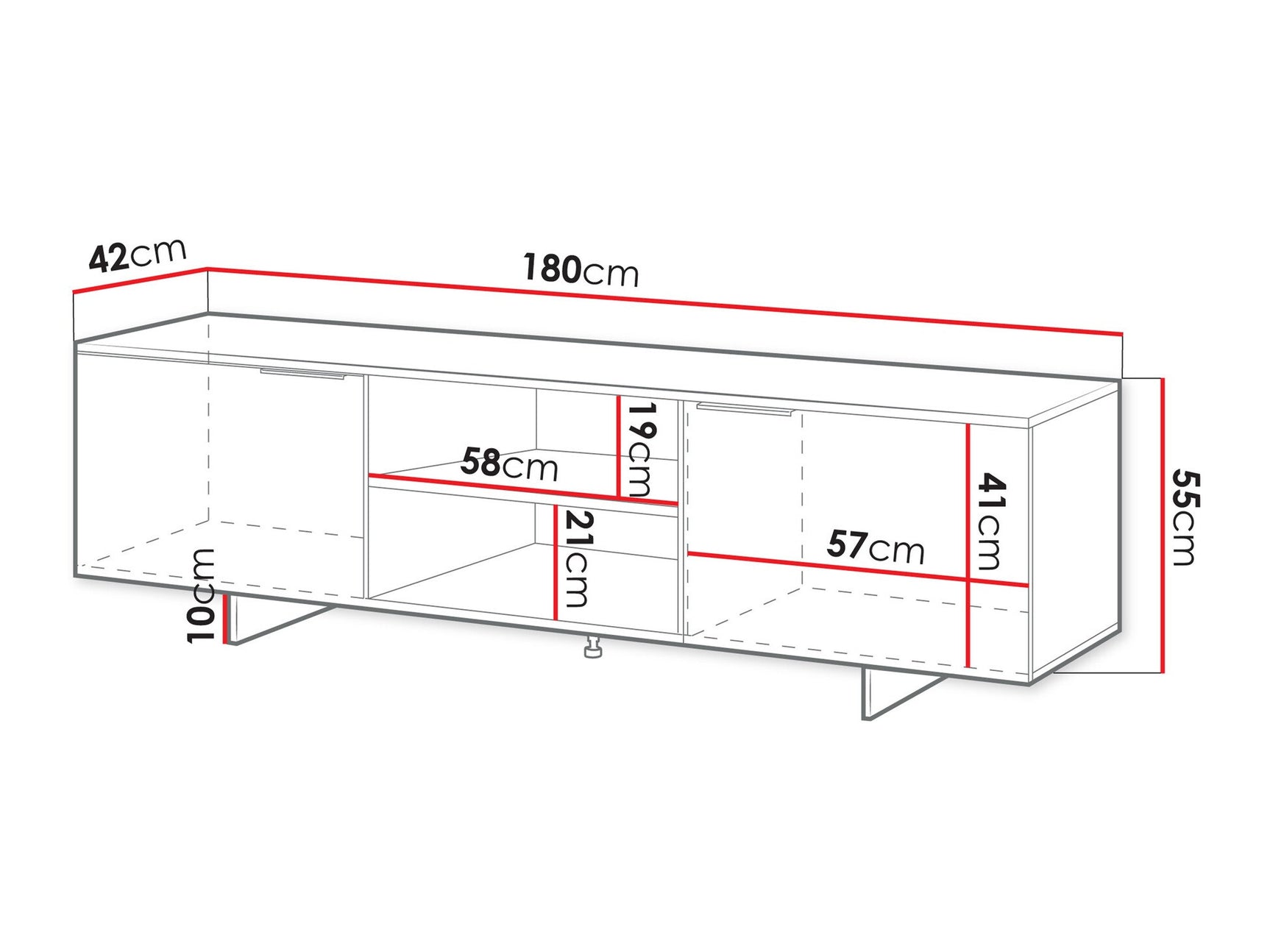 TV stand Charlotte AF106