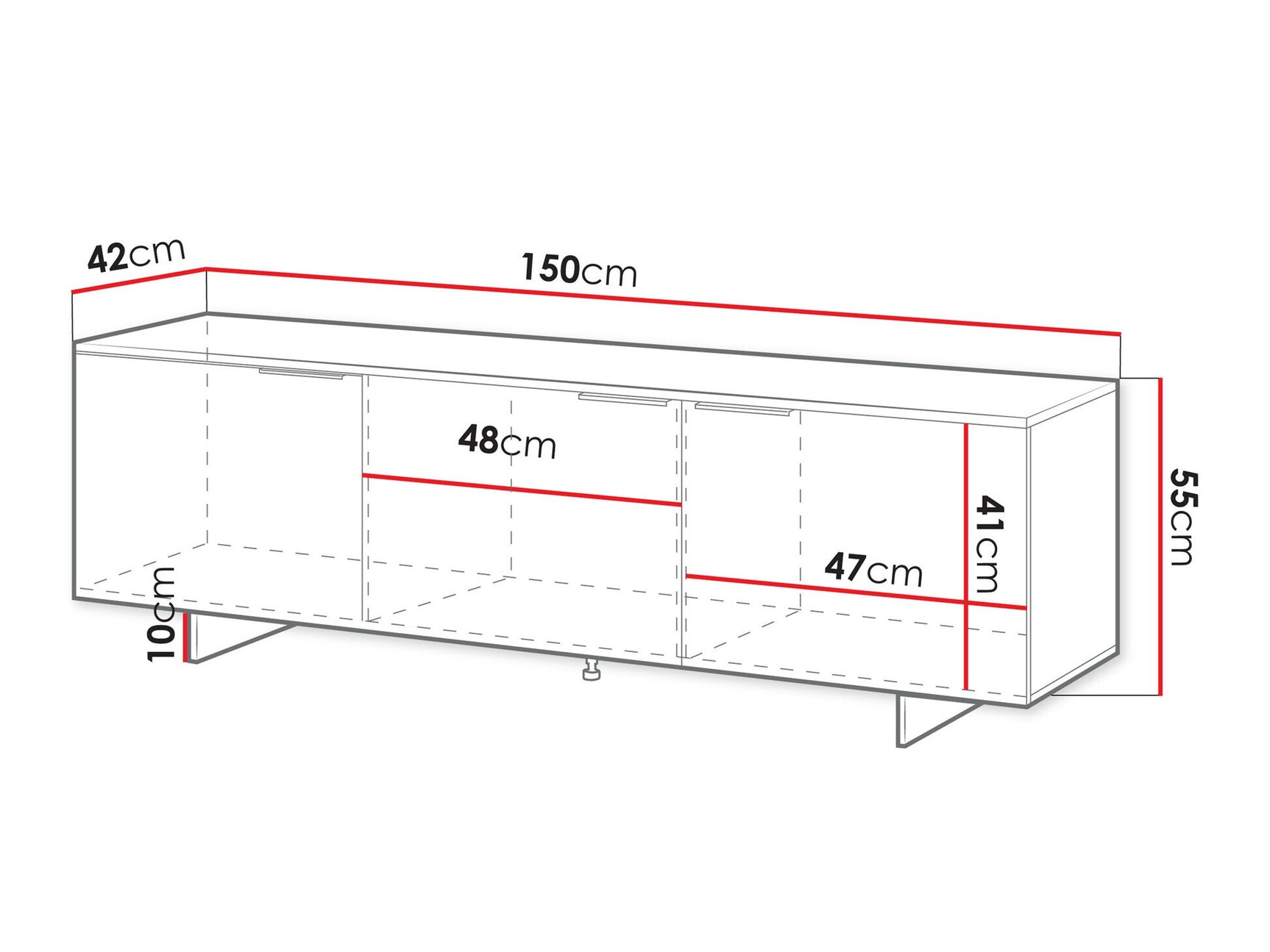 TV stand Charlotte AF108