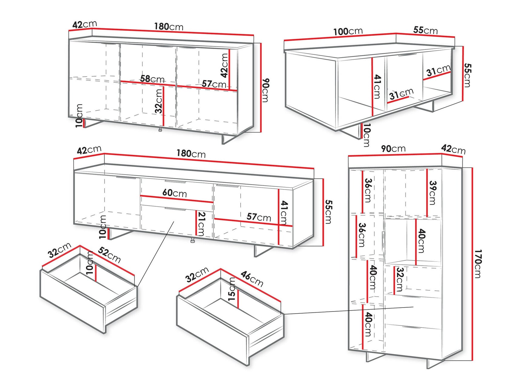 Living room set Charlotte AF111