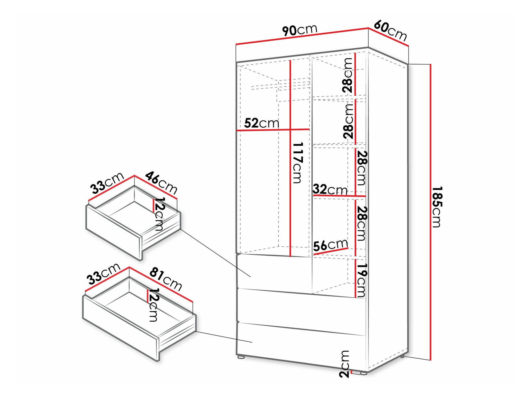 Wardrobe Domcali 101