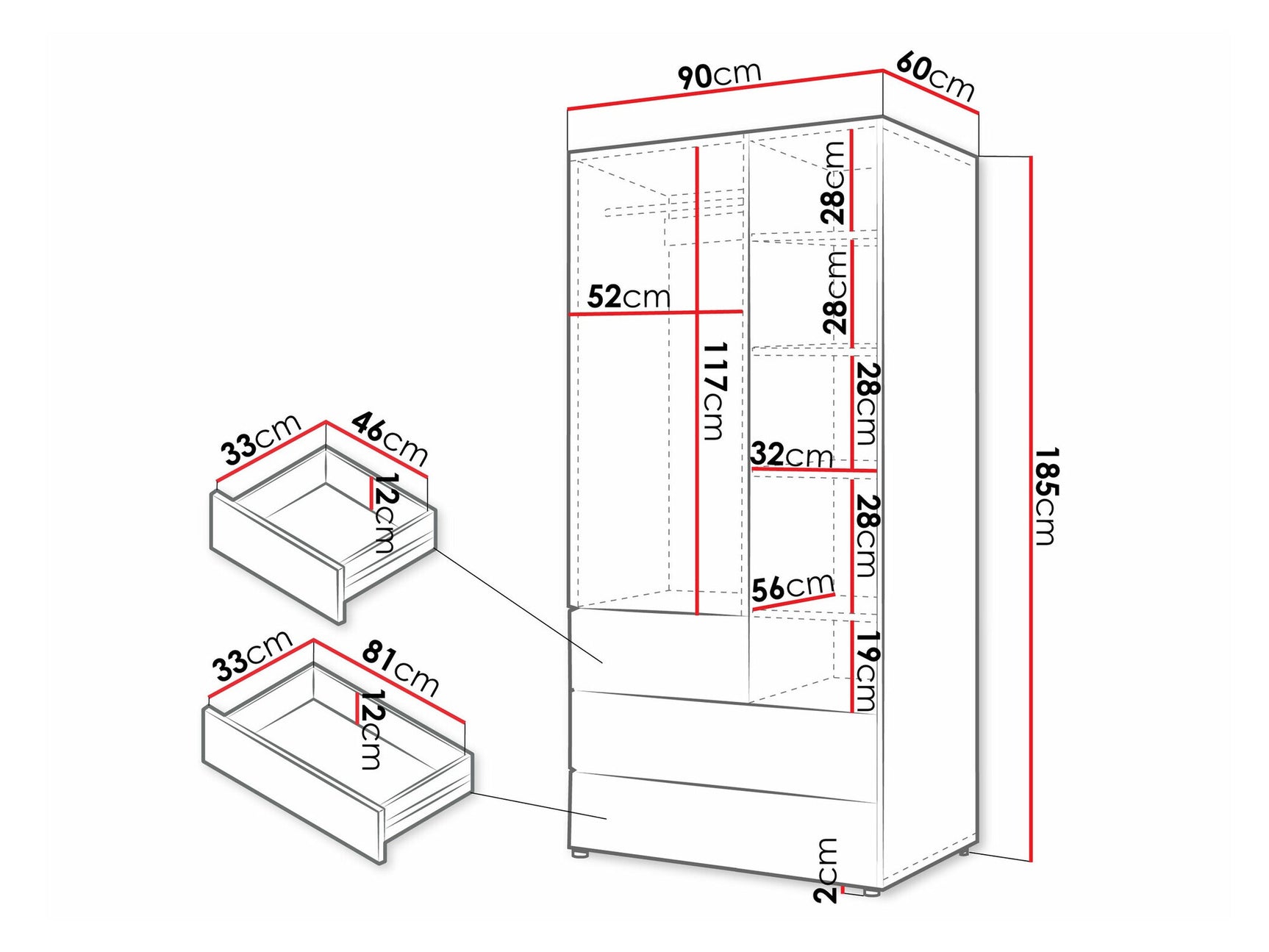 Wardrobe Domcali 101