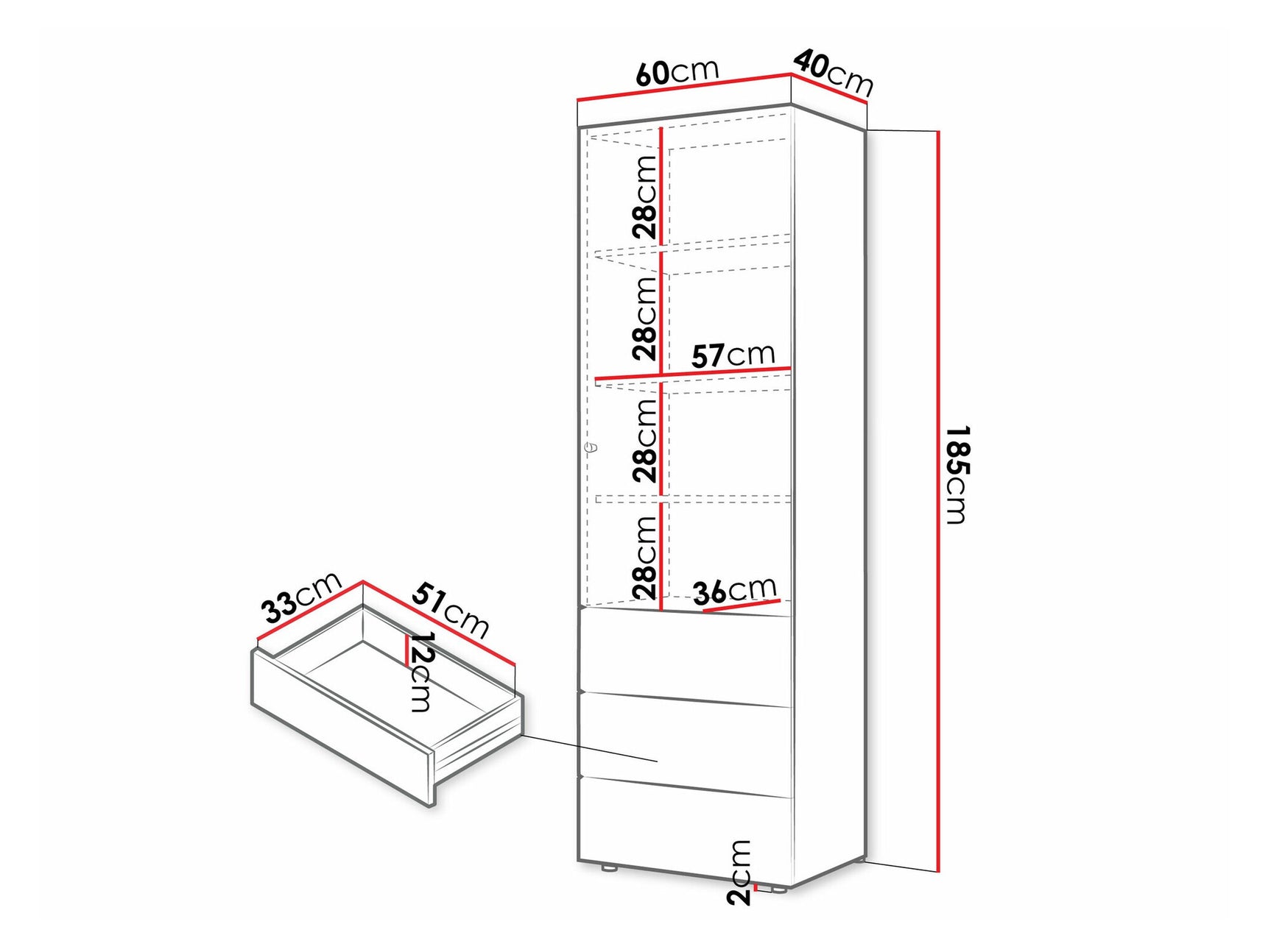 Bookcase Domcali 103