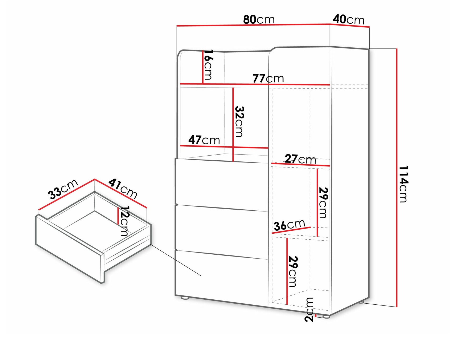 Bookcase Domcali 106