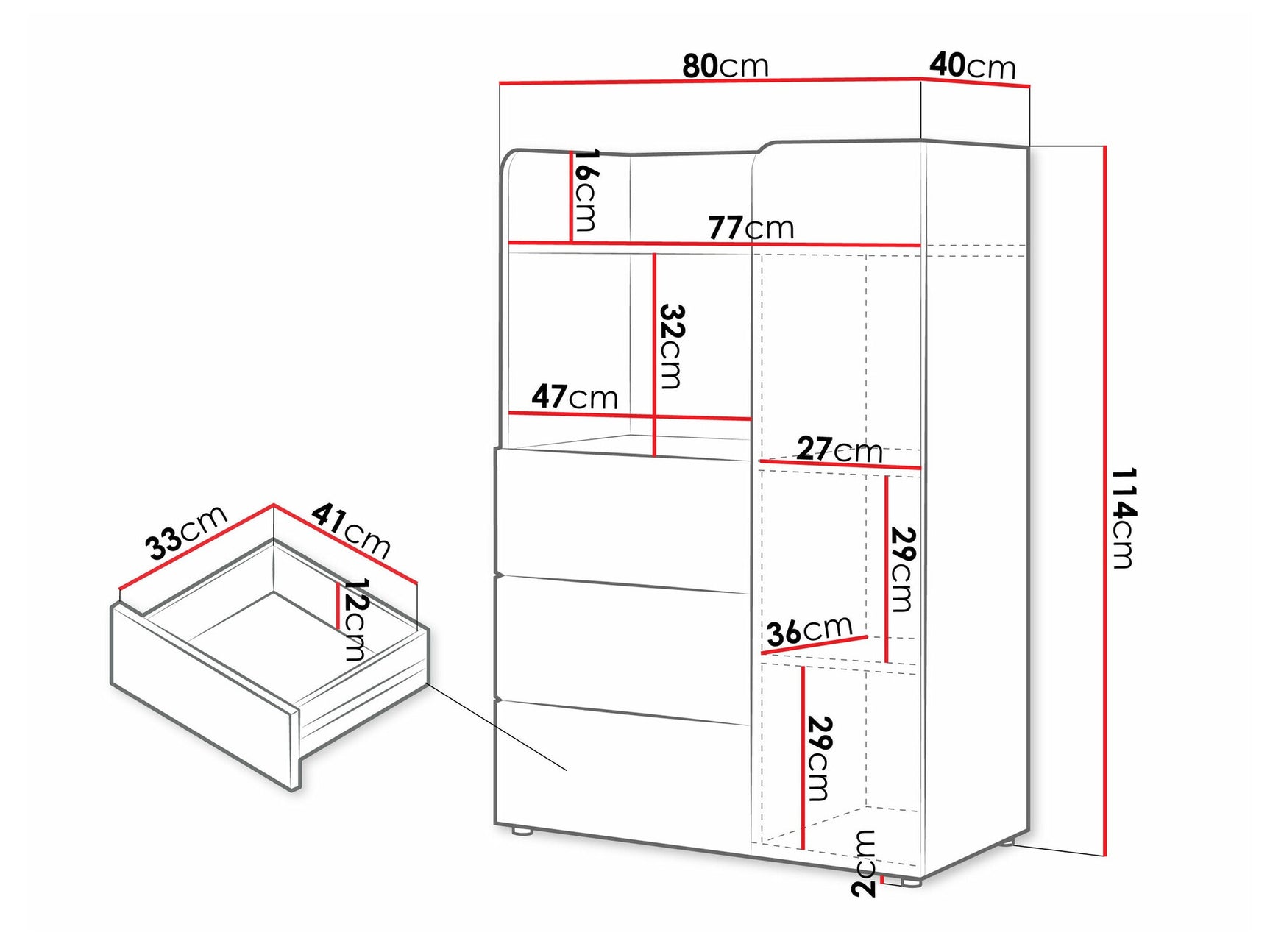 Bookcase Domcali 106