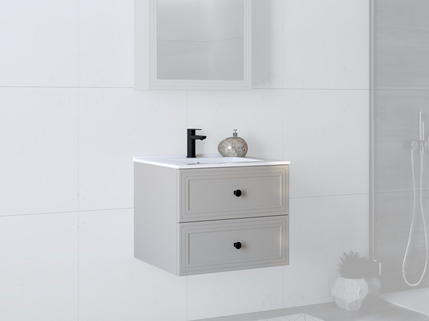 Stående badeværelseskab til håndvask Fiovele 103