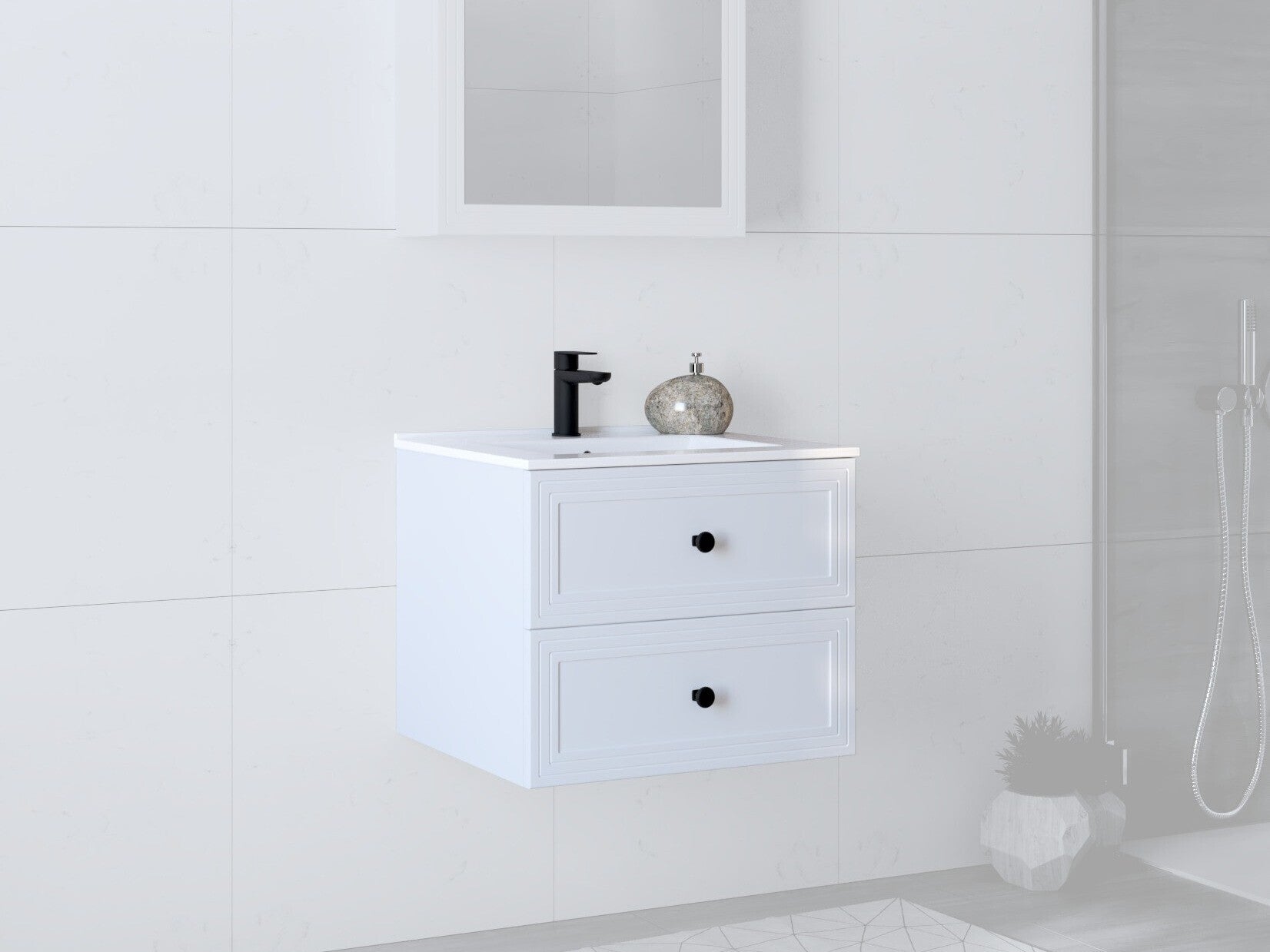 Stående badeværelseskab til håndvask Fiovele 103