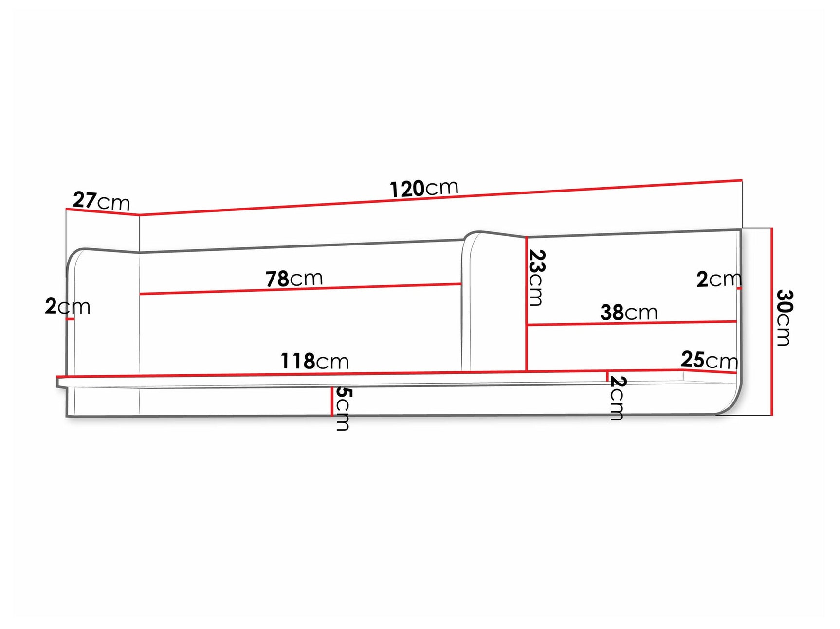 Vægreol Domcali 114