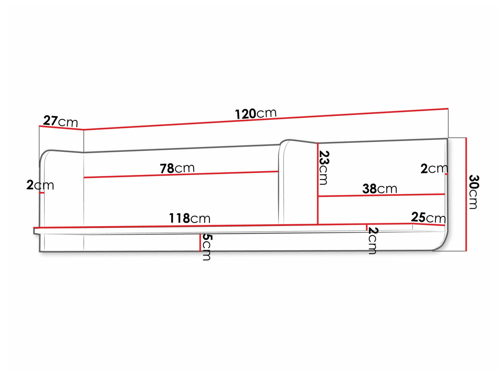 Vægreol Domcali 114