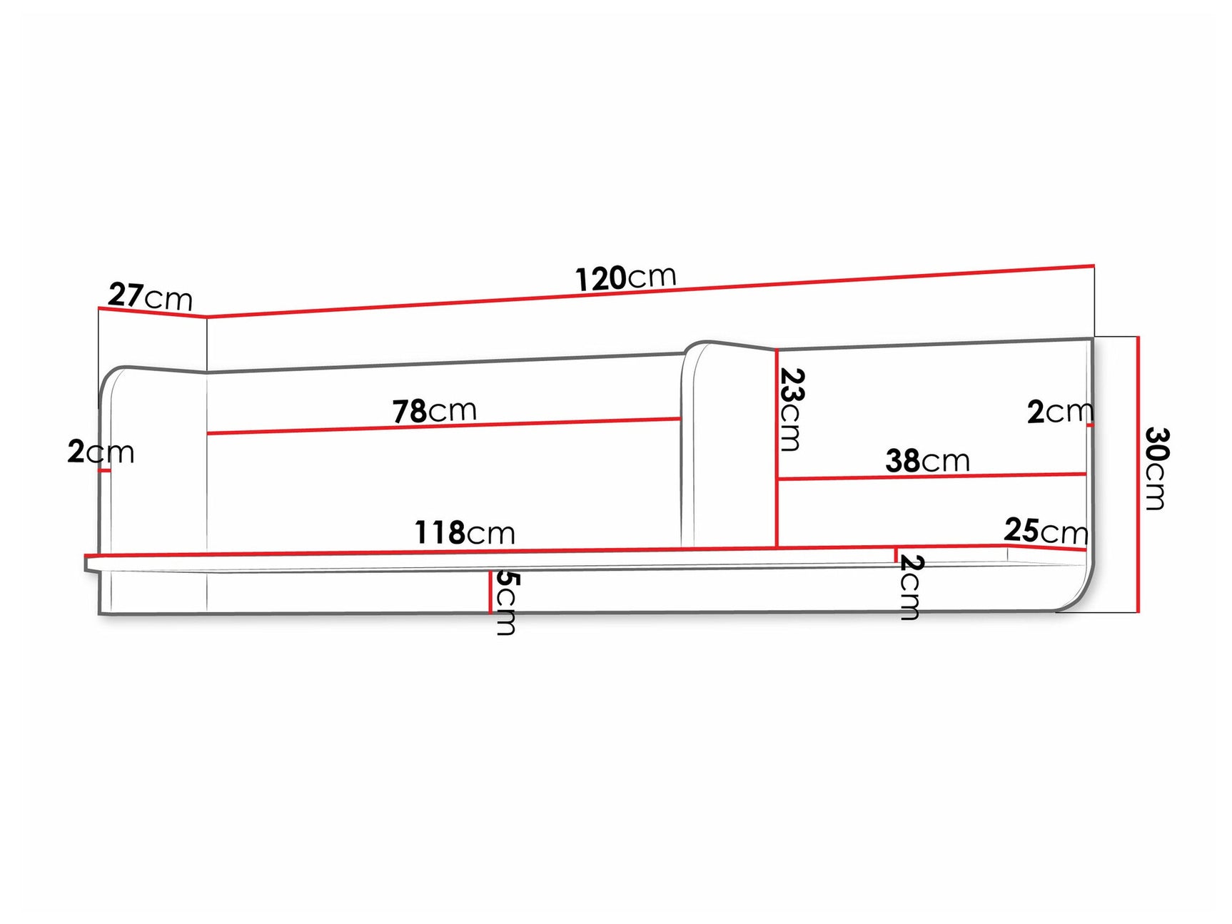 Vægreol Domcali 114